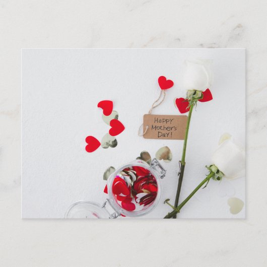 Fröhlicher Muttertag Postkarte (Vorderseite)