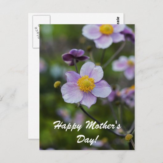 Fröhlicher Muttertag Postkarte (Vorne/Hinten)