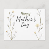 Fröhlicher Muttertag Postkarte (Vorderseite)