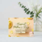 Fröhlicher Muttertag Postkarte (Stehend Vorderseite)