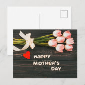 Fröhlicher Muttertag Postkarte (Vorne/Hinten)