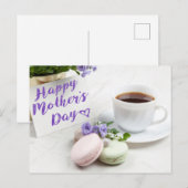 Fröhlicher Muttertag Postkarte (Vorne/Hinten)
