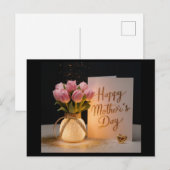 Fröhlicher Muttertag Postkarte (Vorne/Hinten)