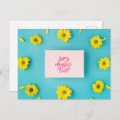 Fröhlicher Muttertag Postkarte (Vorne/Hinten)