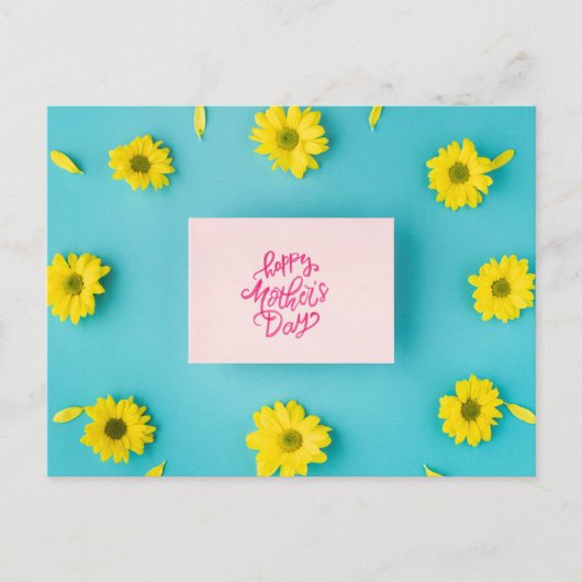 Fröhlicher Muttertag Postkarte (Vorderseite)