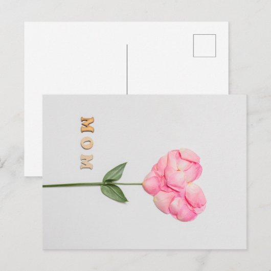 Fröhlicher Muttertag Postkarte (Vorne/Hinten)