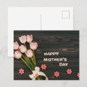 Fröhlicher Muttertag Postkarte (Vorne/Hinten)