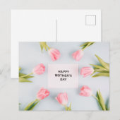 Fröhlicher Muttertag Postkarte (Vorne/Hinten)