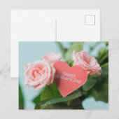 Fröhlicher Muttertag Postkarte (Vorne/Hinten)