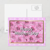 Fröhlicher Muttertag Postkarte (Vorne/Hinten)