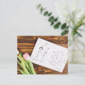 Fröhlicher Muttertag Postkarte (Stehend Vorderseite)