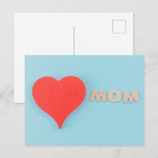 Fröhlicher Muttertag Postkarte (Vorne/Hinten)