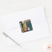 Fröhlicher Muttertag Quadratischer Aufkleber (Umschlag)