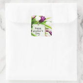 Fröhlicher Muttertag Quadratischer Aufkleber (Tasche)