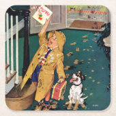 Fröhlicher Muttertag Rechteckiger Pappuntersetzer (Vorderseite)