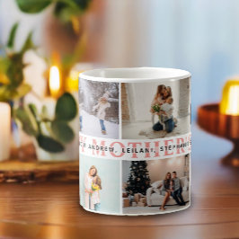 Fröhlicher Muttertag Rosa FotoCollage Kaffeetasse