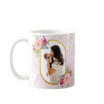 Fröhlicher Muttertag Rosa-Gold Foto Rahmen