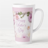 Fröhlicher Muttertag rosa Milchtasse (Rechts)