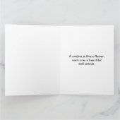 Fröhlicher Muttertag Rosa Trimm & Kronleuchter Sam Karte (Innenseite)