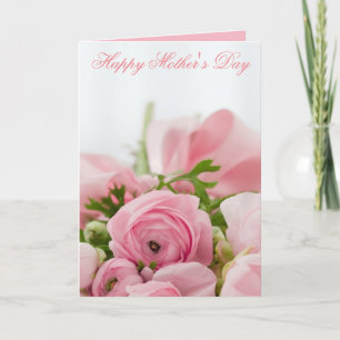 Fröhlicher Muttertag Rosen pink Roses Karte