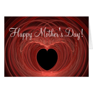 Fröhlicher Muttertag Rot und Schwarz Geistlicher H