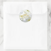 Fröhlicher Muttertag Runder Aufkleber (Tasche)