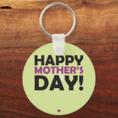 Fröhlicher Muttertag Schlüsselanhänger (Vorderseite)