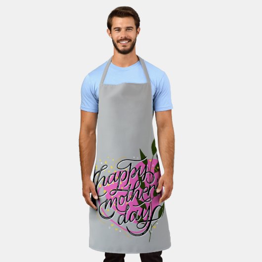 Fröhlicher Muttertag Schürze (Getragen)
