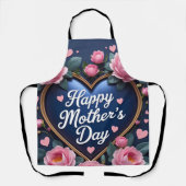 Fröhlicher Muttertag Schürze (Vorderseite)