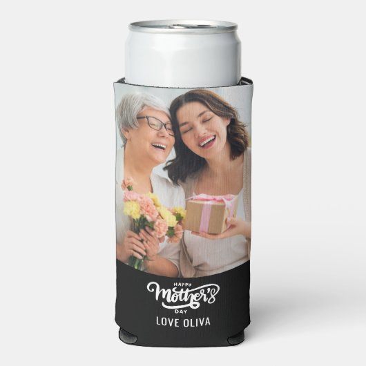 Fröhlicher Muttertag Selters Dosenkühler (Seltzer Vorderseite)