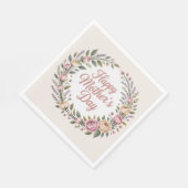 Fröhlicher Muttertag Serviette (Ecke)