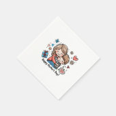 Fröhlicher Muttertag Serviette (Ecke)