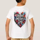 Fröhlicher Muttertag T-Shirt (Rückseite)