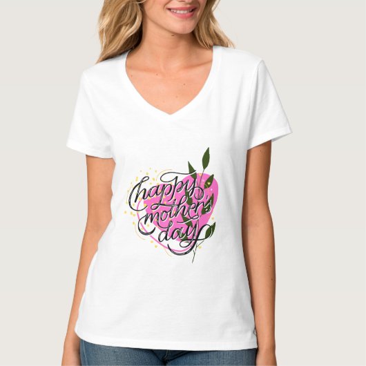 Fröhlicher Muttertag T-Shirt (Vorderseite)