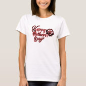 Fröhlicher Muttertag T-Shirt (Vorderseite)