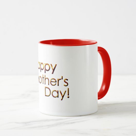 Fröhlicher Muttertag Tasse (VorderseiteRechts)