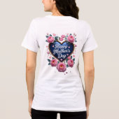Fröhlicher Muttertag Tri-Blend Shirt (Rückseite)