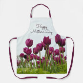 Fröhlicher Muttertag, Tulpen, Schürze (Vorderseite)