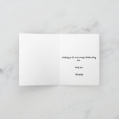 Fröhlicher Muttertag vom Sohn Karte (Innenseite)