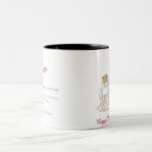 Fröhlicher Muttertag Zweifarbige Tasse (Mittel)
