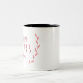 Fröhlicher Muttertag Zweifarbige Tasse (Mittel)