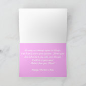 Fröhlicher Muttertagskavalier mit Rose Bouquet Karte (Innenseite)