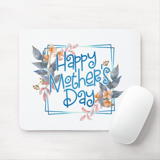 Fröhlicher Muttertagsrahmen | Mousepad (Mit Mouse)