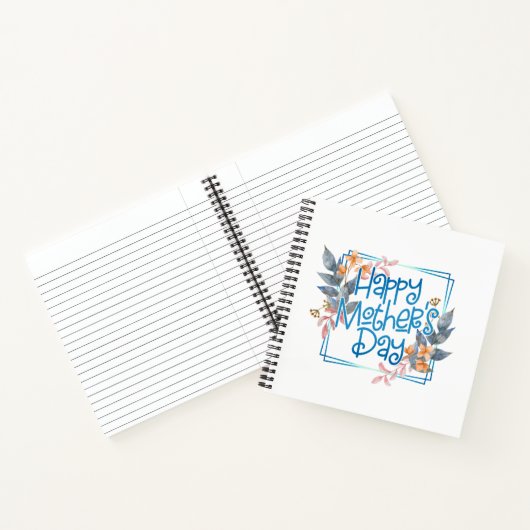 Fröhlicher Muttertagsrahmen | Notebook Notizblock (Innenseite)