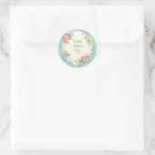 Fröhlicher Muttertagsrahmen Runder Aufkleber (Tasche)