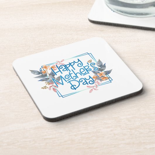 Fröhlicher Muttertagsrahmen | UNTERSETZER (Linke Seite)