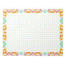 Fröhlicher Orange Dot Grid BuJo Productivity Plann