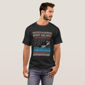 Fröhlicher Orca-Wal hässlich wie und T-Shirt (Vorne ganz)