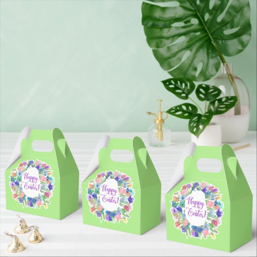 Fröhlicher Ostereierförmiger Blumenkranz Geschenkschachtel (Zahlreiche)