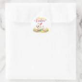 Fröhlicher Osterhase Aufkleber – Süßes Frühlingsde (Tasche)